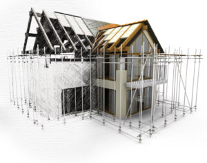 House construction blueprint